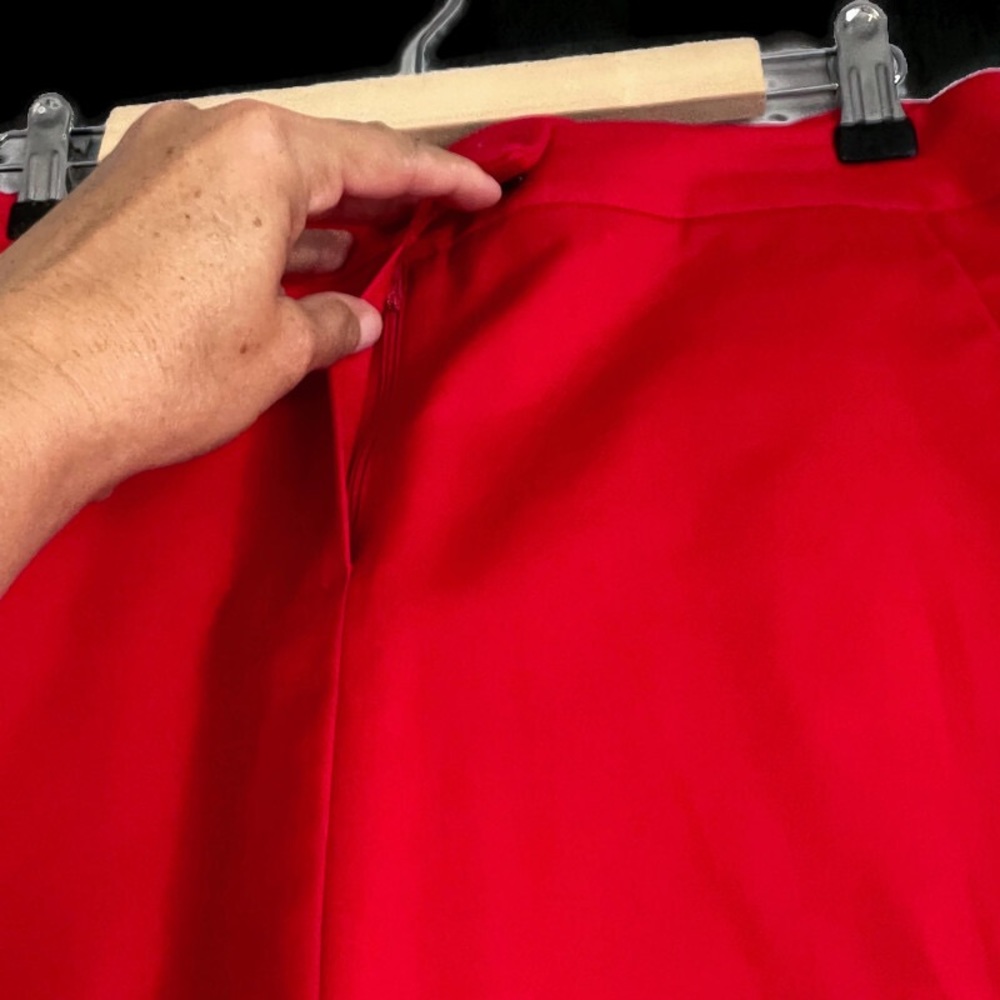 Cynthia Rowley red skirt size 6 - Picture 3 of 6